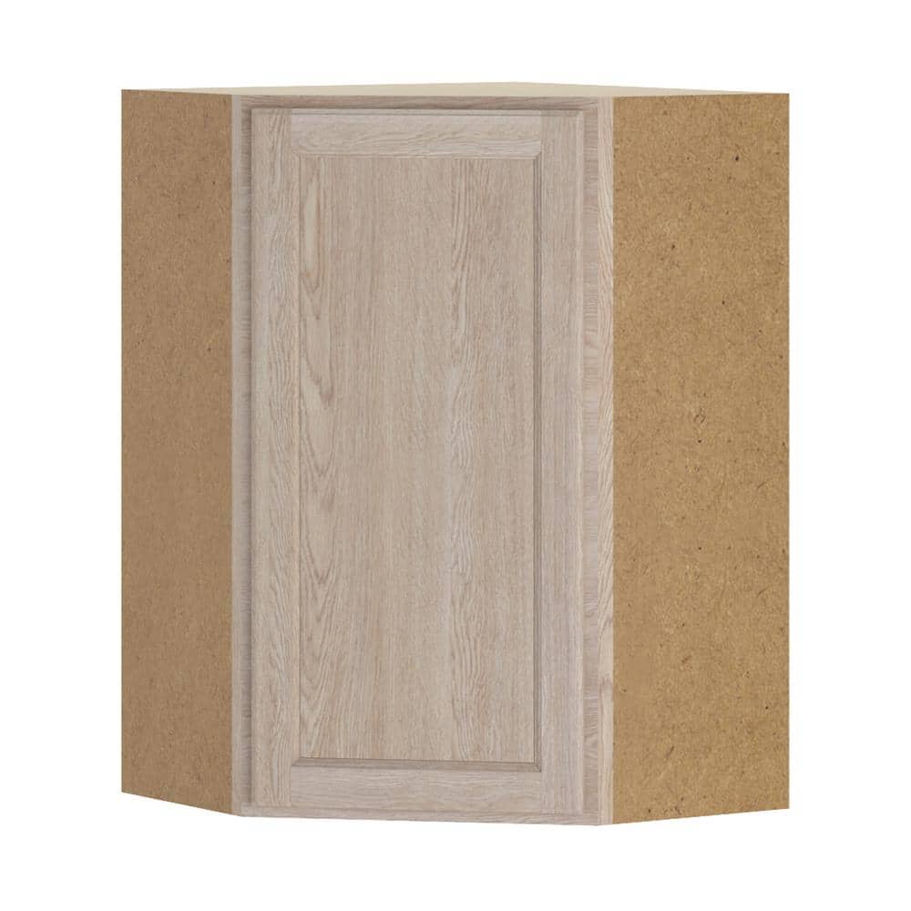 Hampton Bay Stratford Assembled 24x36x24 in. Corner Wall Cabinet in ...