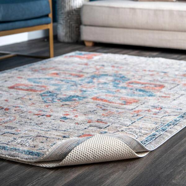 Nevlers 8 ft. x 10 ft. Premium Grip and Dual Surface Non-Slip Rug