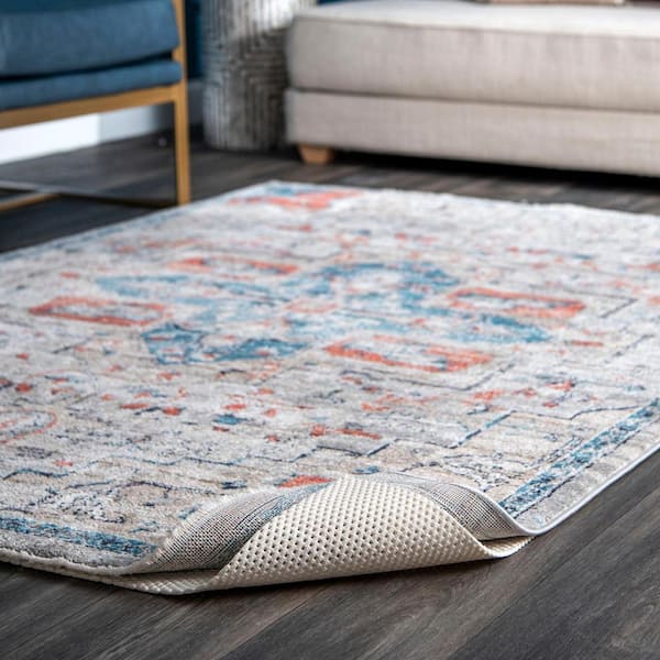 Nevlers 9 ft. x 12 ft. Premium Grip and Dual Surface Non-Slip Rug
