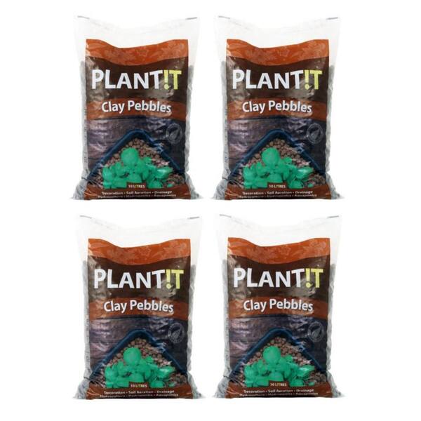 GROW!T 4 Hydrofarm PLANT!T 8 mm to 16 mm 10L Stable pH Soil Aeration Clay Pebble Bags