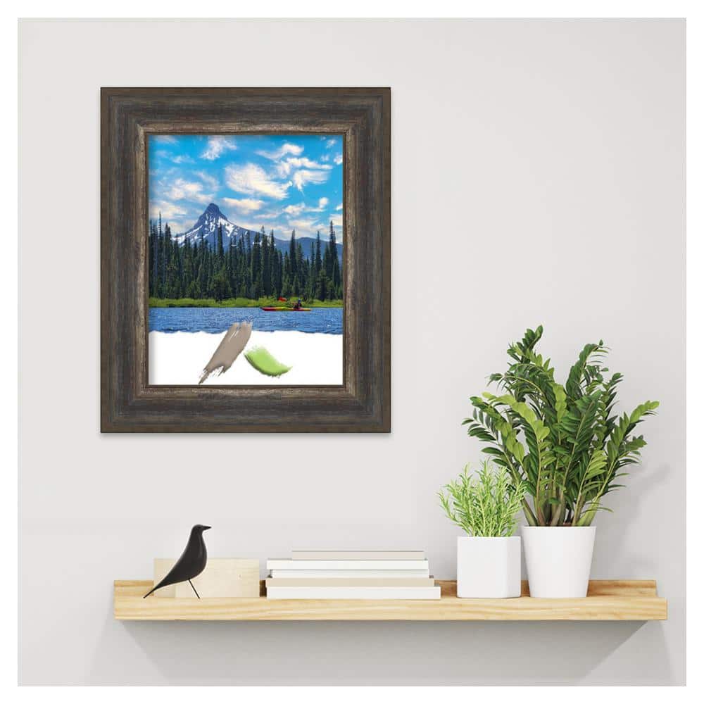 Alta Rustic Char 11x14 Black Polystyrene Wall Frame