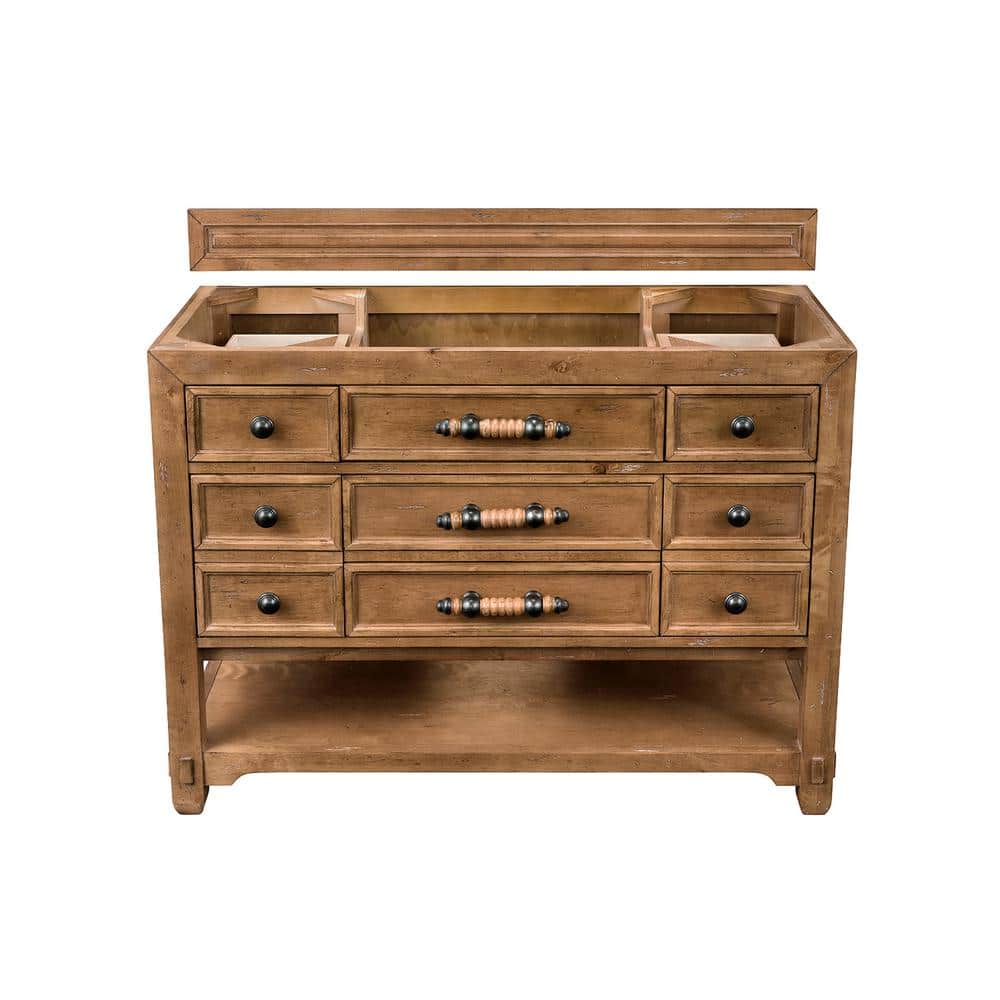 Malibu 45.6 in. W x 22.3 in. D x 32.8 in. H Single Vanity Cabinet Without T