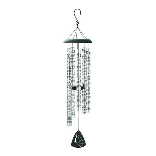 Unbranded Signature 44 in. Sonnet My Dad Father Outdoor Wind Chime