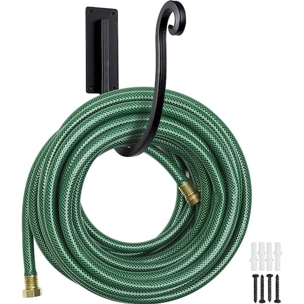 Garden Hose Holder Outside: Wall Mount Water Hose Holder-8 in. Heavy-Duty Garden Water Hose Hanger