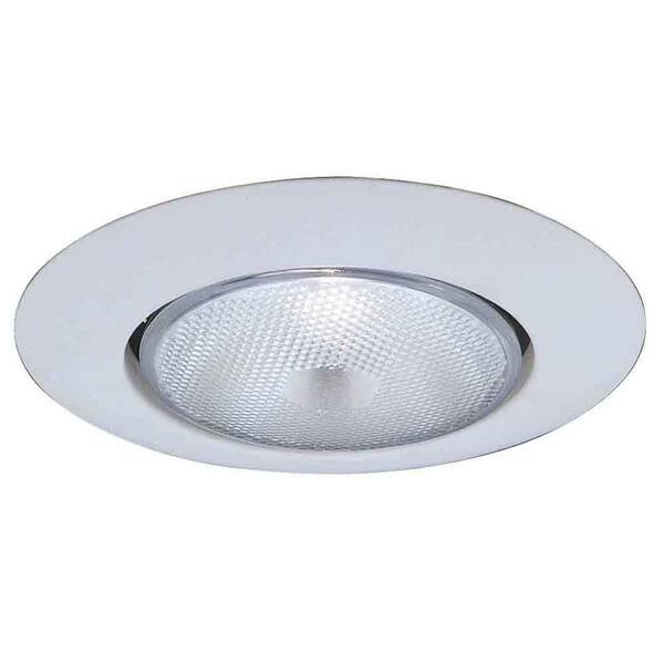 Commercial Electric 6 in. R40 White Recessed Open Trim (12-Pack)