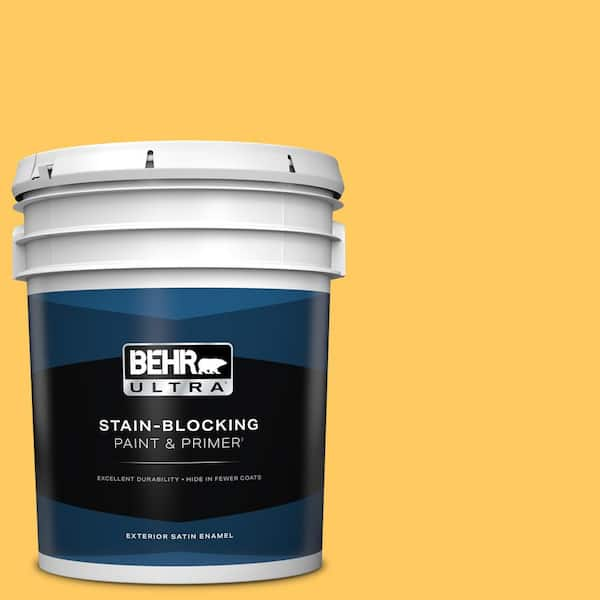 BEHR ULTRA 5 gal. #P260-6 Smiley Face Satin Enamel Exterior Paint & Primer