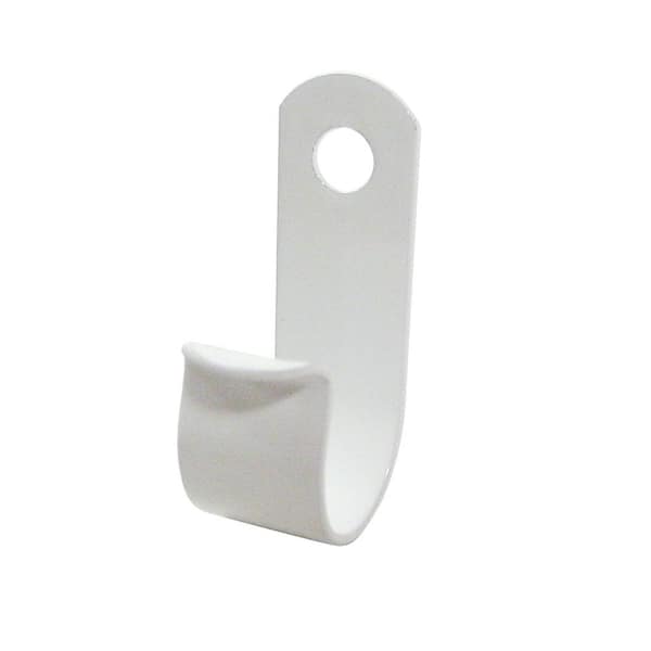 Unbranded 1/4 in. Small EZ-Cable Clips - White Aluminum (15-Pack)