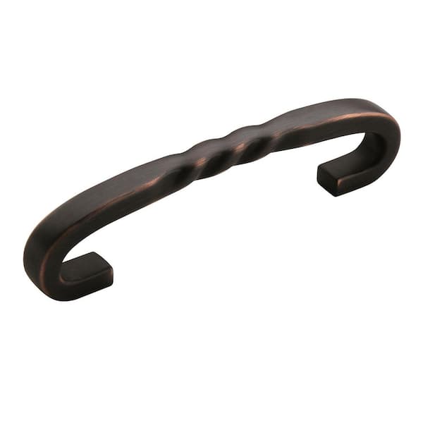 Amerock Inspirations 3-3/4 in. (96mm) Traditional Oil-Rubbed Bronze Arch Cabinet Pull