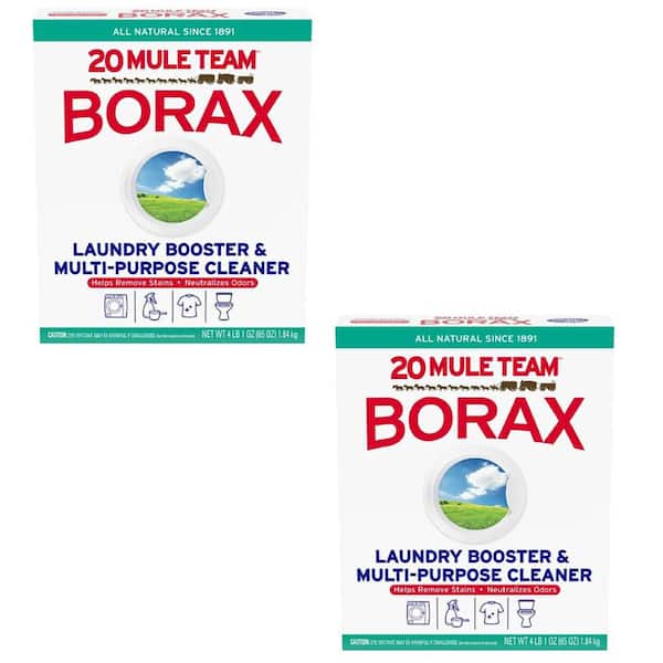 20 Mule Team 65 oz. Borax Laundry Booster, Fabric Stain Remover and Multi-Purpose Household Cleaner (65 loads) (2-Pack)