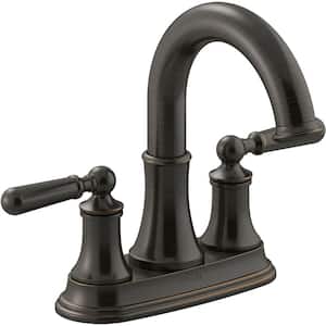 Capilano 4 in. Centerset 2-Handle Bathroom Faucet in Oil-Rubbed Bronze