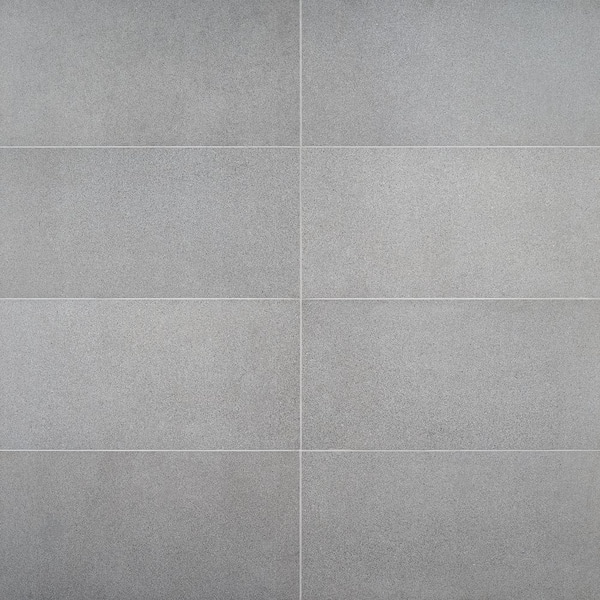 Ivy Hill Tile SkyTech New York Gray 11.81 in. x 23.62 in. Matte Porcelain Floor and Wall Tile (11.62 sq. ft./Case)