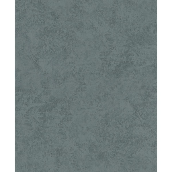 Plain Linen Texture Matte Dark Grey Finish Vinyl on Non-Woven Non-Pasted  Wallpaper Roll
