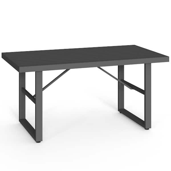 SUNVIVI 53 in. Outdoor Aluminum Table