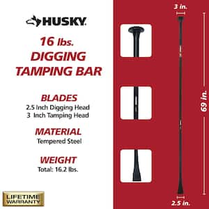 69 in. Post Hole Digger and Tamping Bar