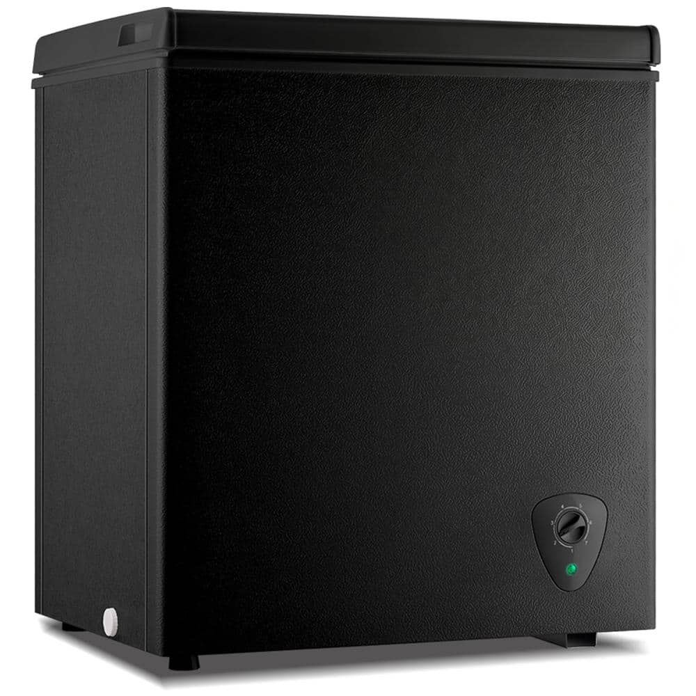 5 cu.ft Manual Defrost Mini Upright Freezer in Black with Adjustable 7 Thermostat and Removable Basket price history on PriceWatchPro