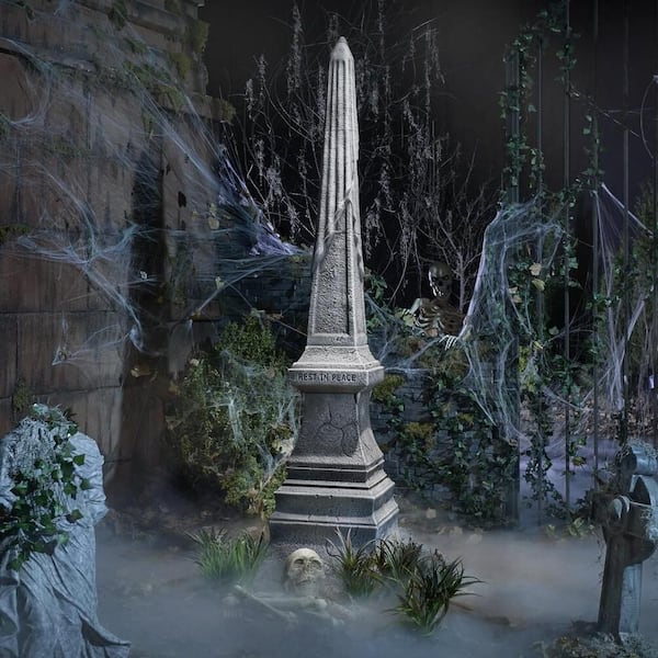 8 ft. Grave & Bones Obelisk