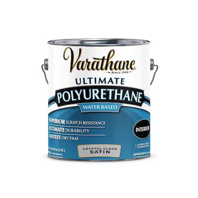 Varathane 1 Gal. Clear Satin Water-Based Interior Polyurethane