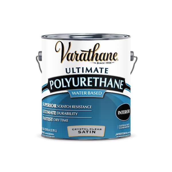 1 Gal. Clear Satin Water-Based Interior Polyurethane