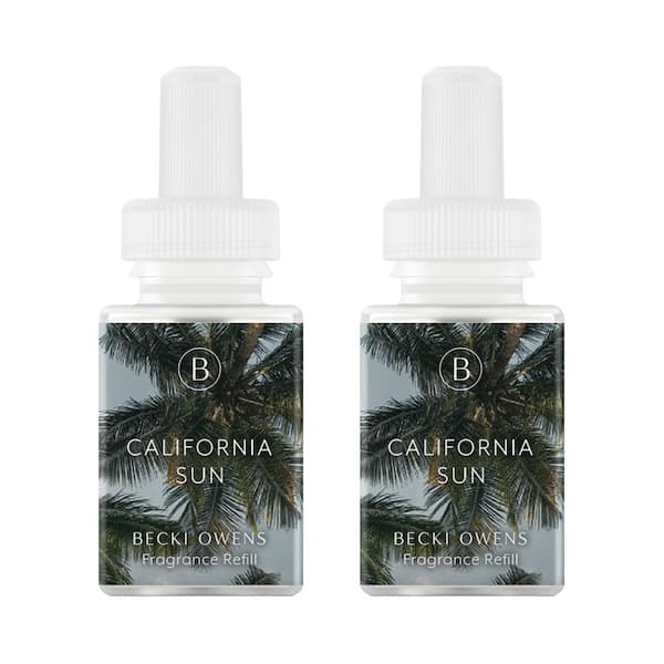 Pura California Sun From Becki Owens - Smart Vial Fragrance Refill for Smart Fragrance Diffusers (2-Pack)