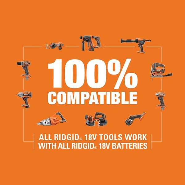 RIDGID 18V Cordless 2-Tool Combo Kit with Batteries, Charger, Bag and  Impact Rated Driving Kit (40-Piece) R9272-AR2038 - The Home Depot