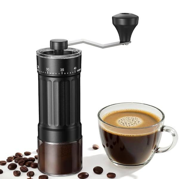 JFVKAF Mini Manual Coffee Grinder with 40 Adjustable Grind