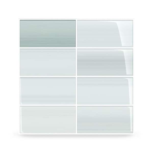 Bodesi Vesper Glass Tile for Kitchen Backsplash and Showers - 3 in. x 6 in. Tile Sample