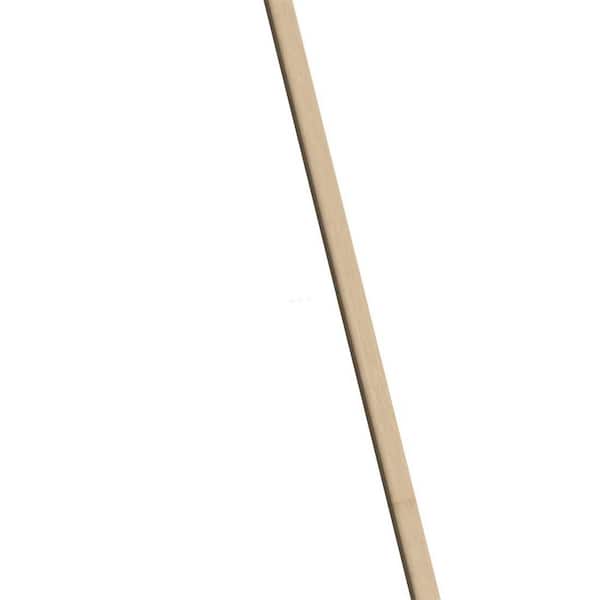 Slim Shker 96 in. W x 0.75 in. H x 0.25 in. D Batten Molding in Natural Wood