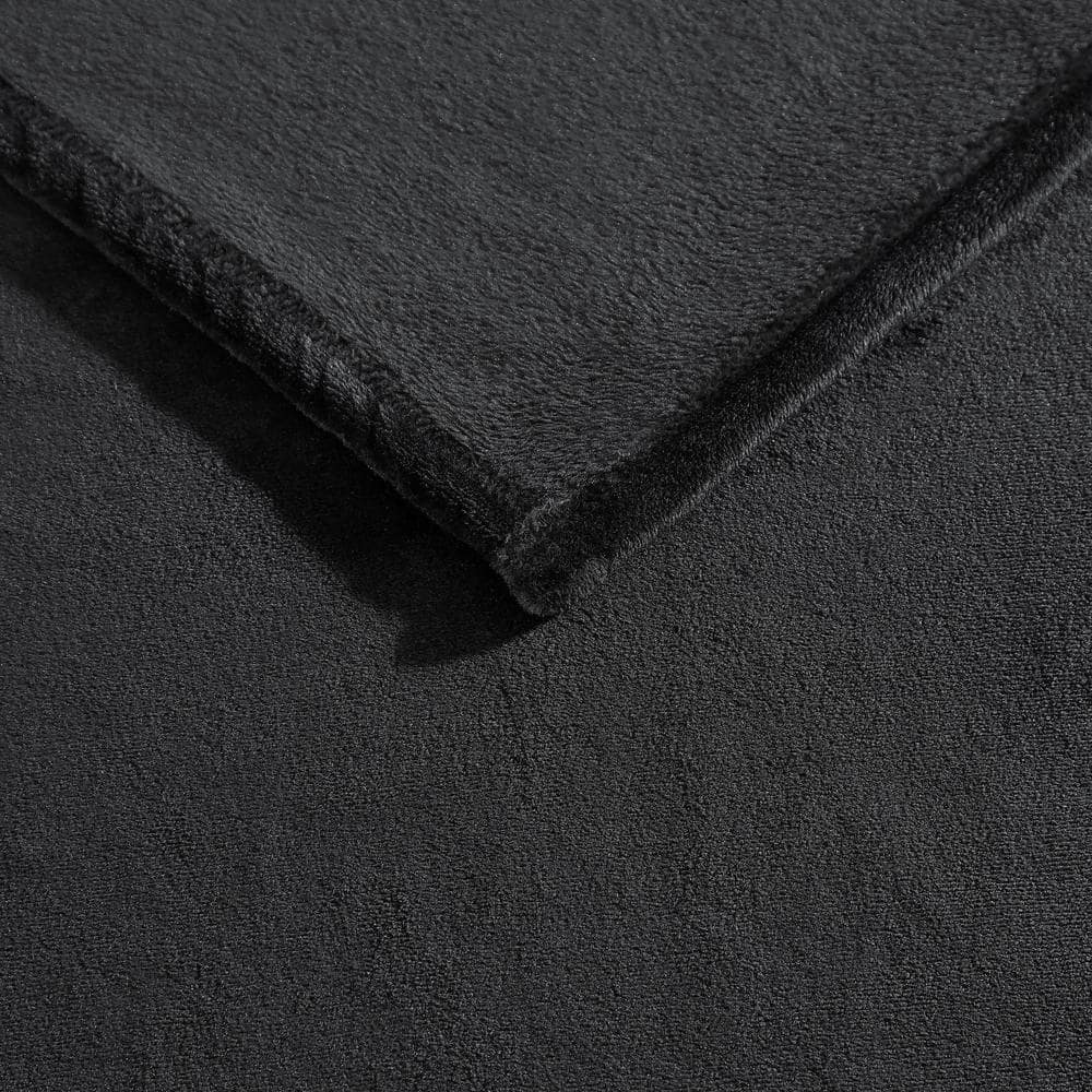 Twin Black Ultra Soft Fleece Blanket