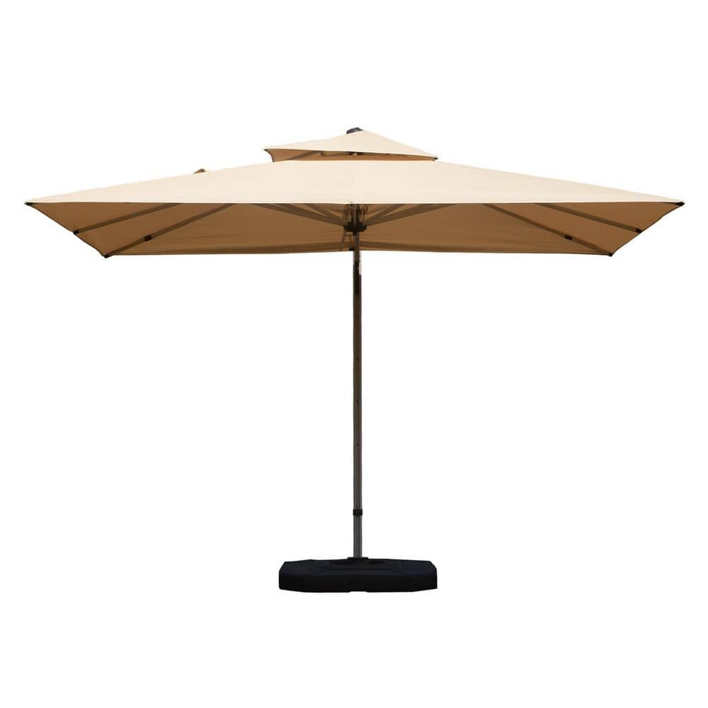 10.7 ft. x 8.7 ft Rectangular Aluminum Cantilever Patio Umbrella in Beige price history on PriceWatchPro