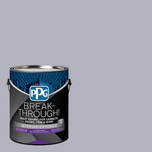 1 gal. PPG1043-4 Glistening Gray Semi-Gloss Door, Trim & Cabinet Paint