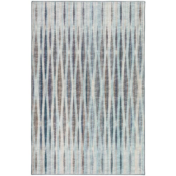 3 x 5 Blue Ombre Runner Rug