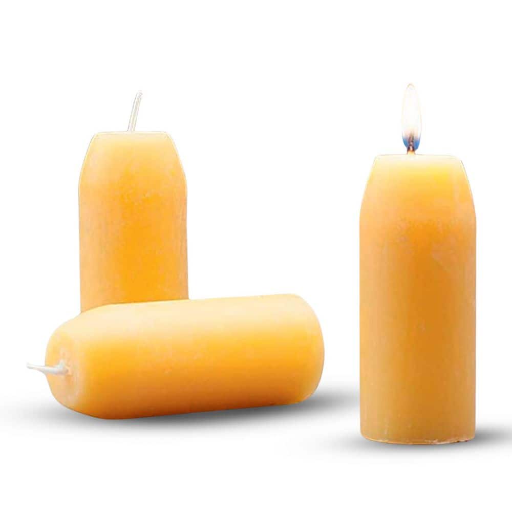 KINGS COUNTY TOOLS Beeswax Lantern Candle 3-Pack GW16A01-14 - The