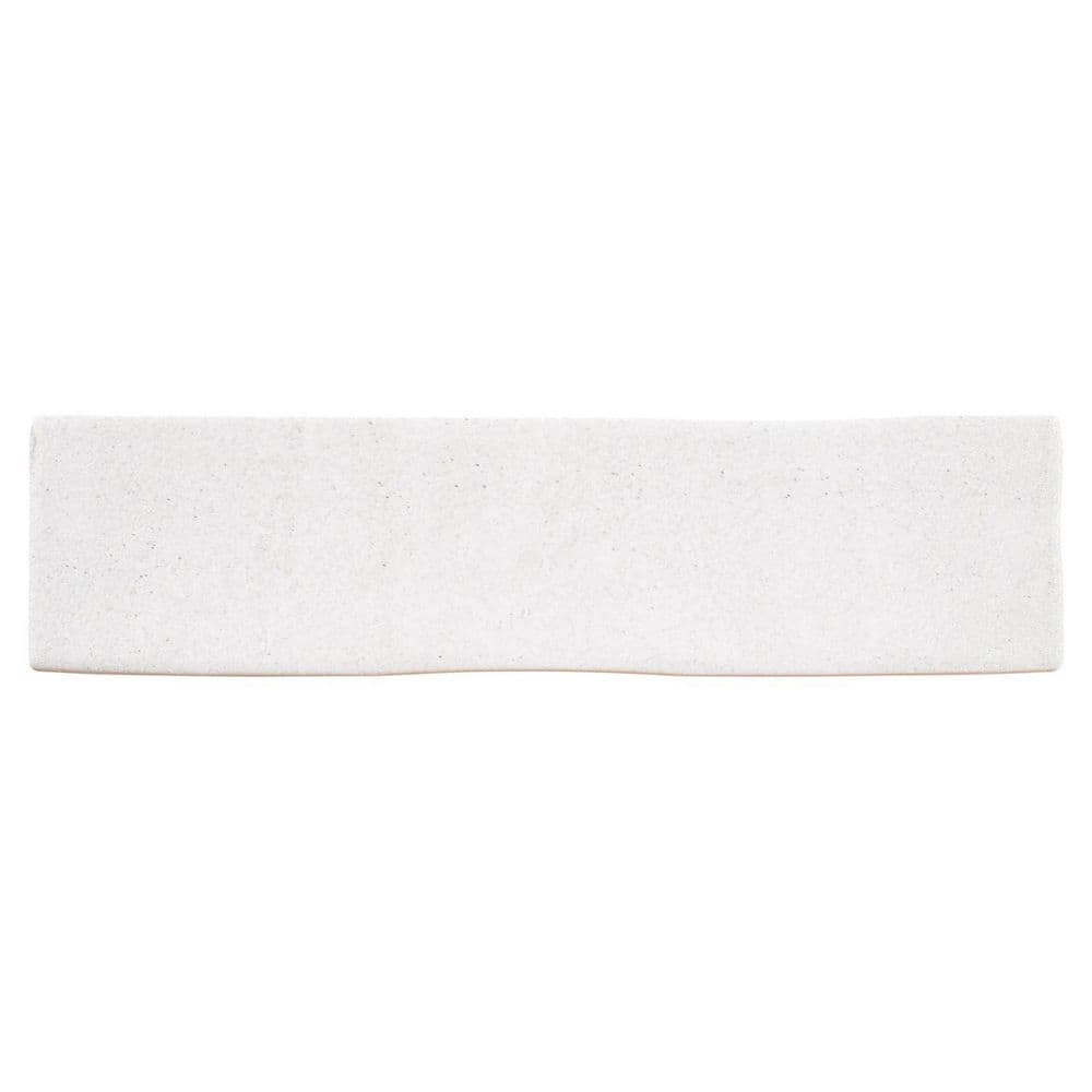 Jordal Gado White 3 in. x 12 in. Subway Textured Matte Ceramic Wall Tile (6