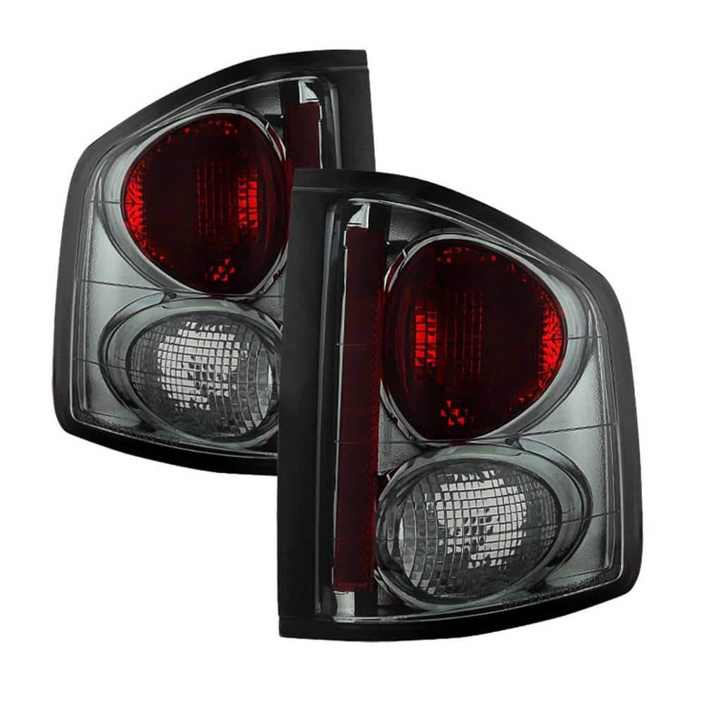 Spyder Auto Chevy S10 94-04 / GMC Sonoma 94-04 / Isuzu Hombre 96-00 Euro  Style Tail Lights - Smoke 5001962 - The Home Depot