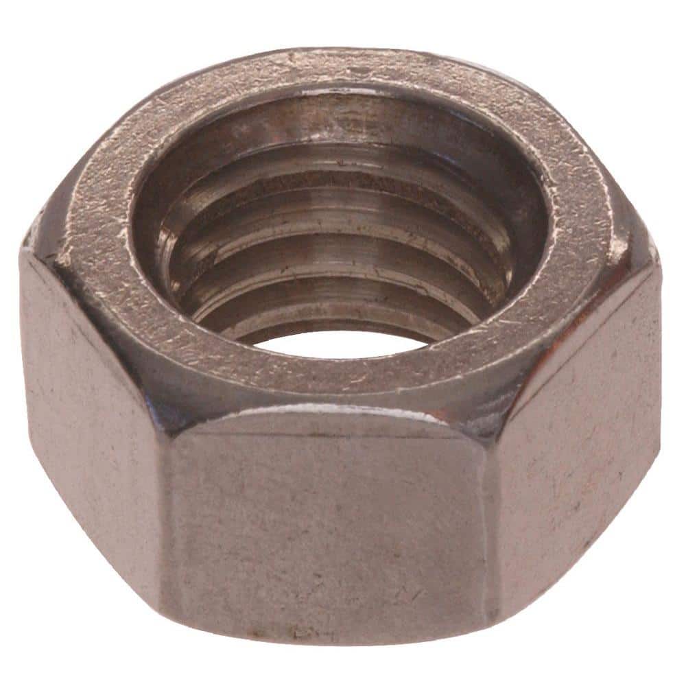 18-8 Stainless Steel Hex Nut 5 Pcs 5/8"-18 x 1 1/16"W x 39/64" H 