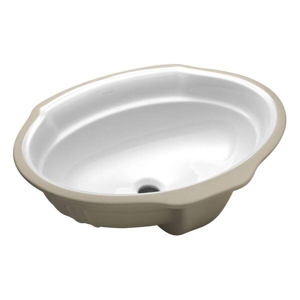 KOHLER Leighton Undermount Bathroom Sink in White-DISCONTINUED