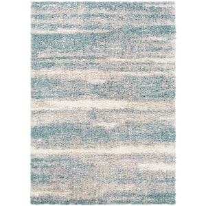 Doyle Aqua Doormat 2 ft. x 3 ft. Modern Indoor Area Rug