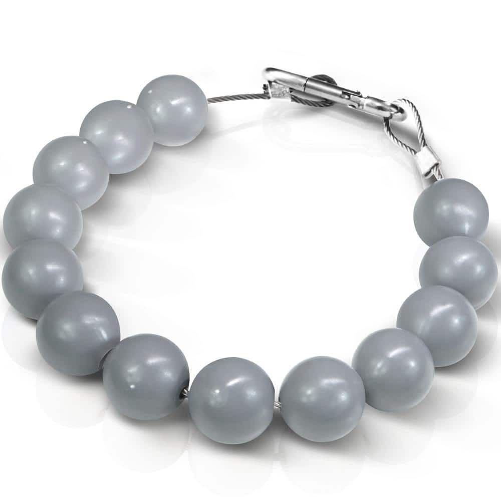 Gray Stainless Steel Flag Retainer Ring with Nylon Balls