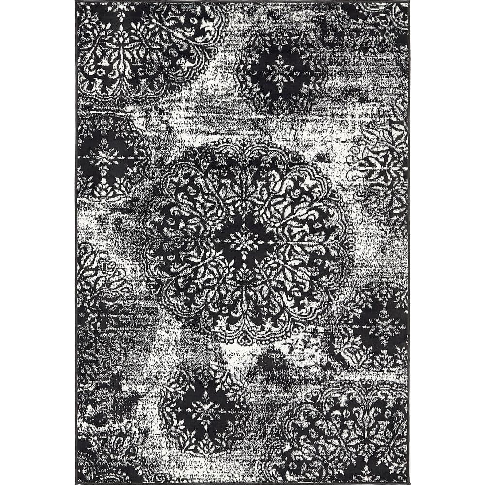 Sofia Grand Black 4' 0 x 6' 0 Area Rug price history on PriceWatchPro