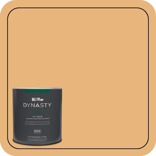 BEHR DYNASTY 1 qt. #QE-20 Terra Sol Semi-Gloss Enamel Exterior Stain-Blocking Paint & Primer