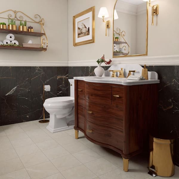 Reve Beige 12 in. x 12 in. Porcelain Floor and Wall Tile (11.63 sq. ft. /Case)