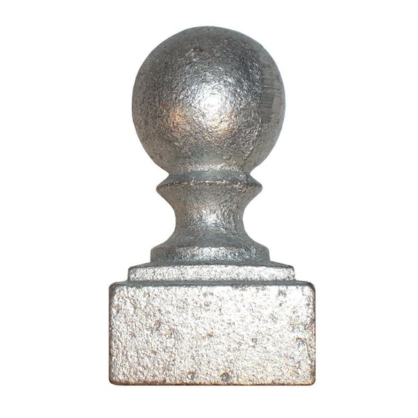 Der Fung Co Inc 1 in. x 1 in. Galvanized Newel Ball