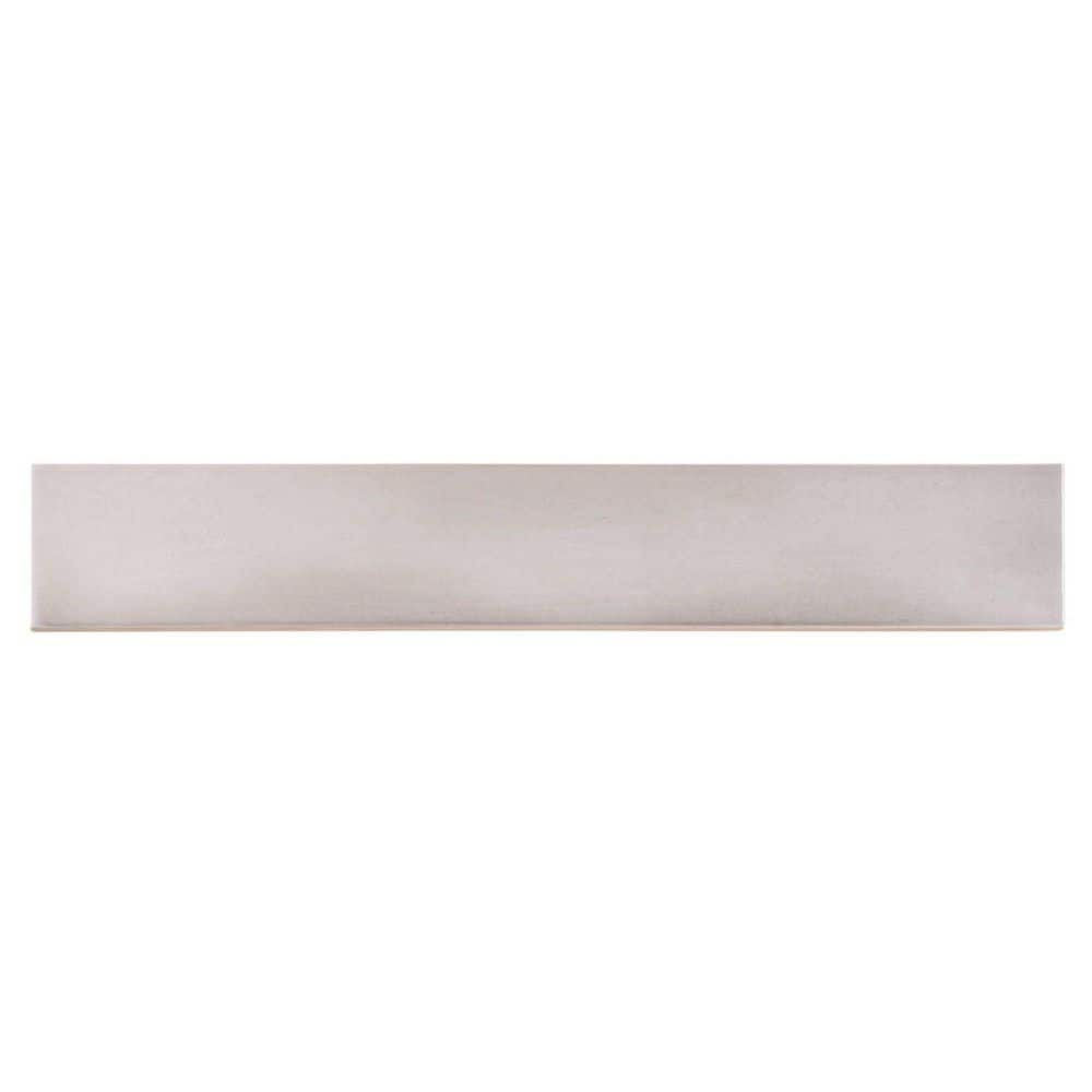 Fion Herban Grey 2.5 in. x 16 in. Mediterranean-Inspired Subway Glossy Cera