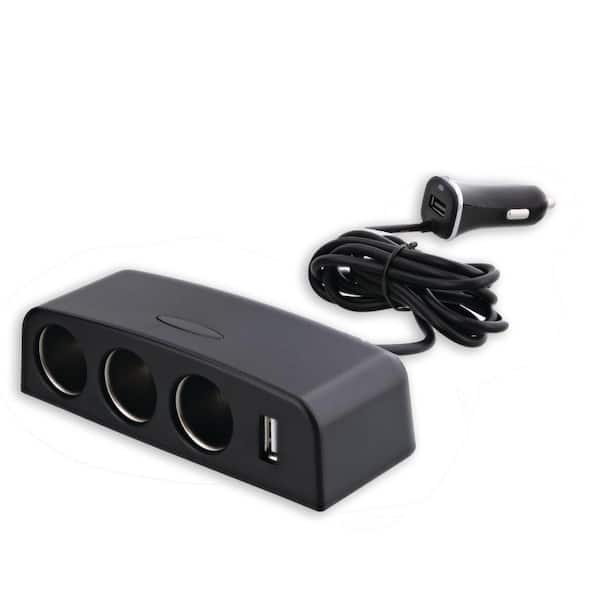 Armor All 5 Port 12V Power Station, Charge Up to 5 Devices, 3 DC Ports/Two USB-A Ports