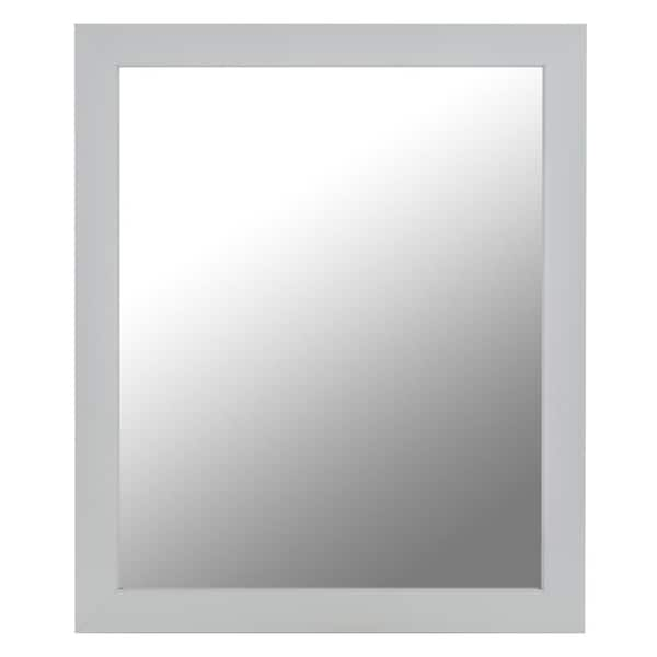 Home Decorators Collection 20 in. x 34 in. White and Gray Border