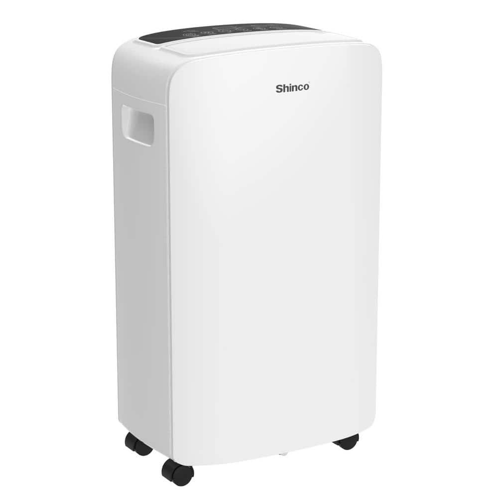 40 pt. 2,000 sq.ft. Dehumidifier in White with Auto Defrost, Quietly Remove