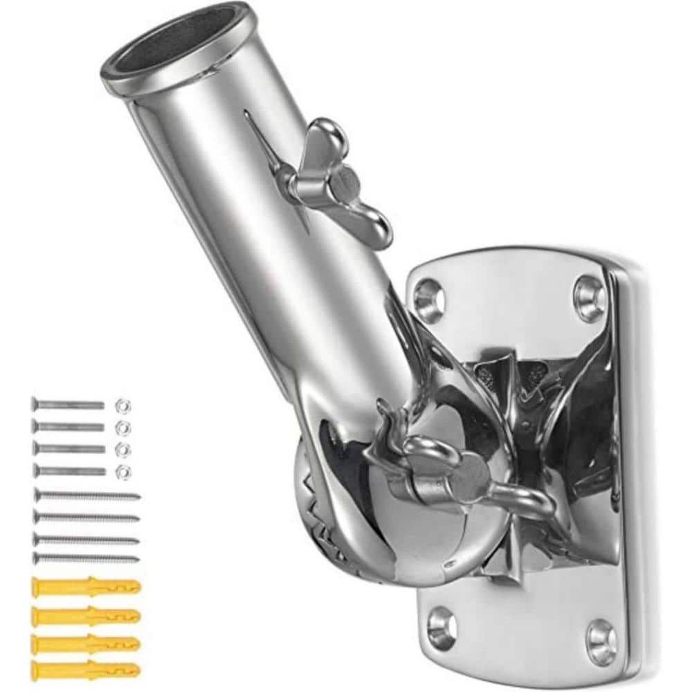 Flag Pole Bracket, Flag Pole Holder - 316 Marine Grade Stainless Steel, Hea