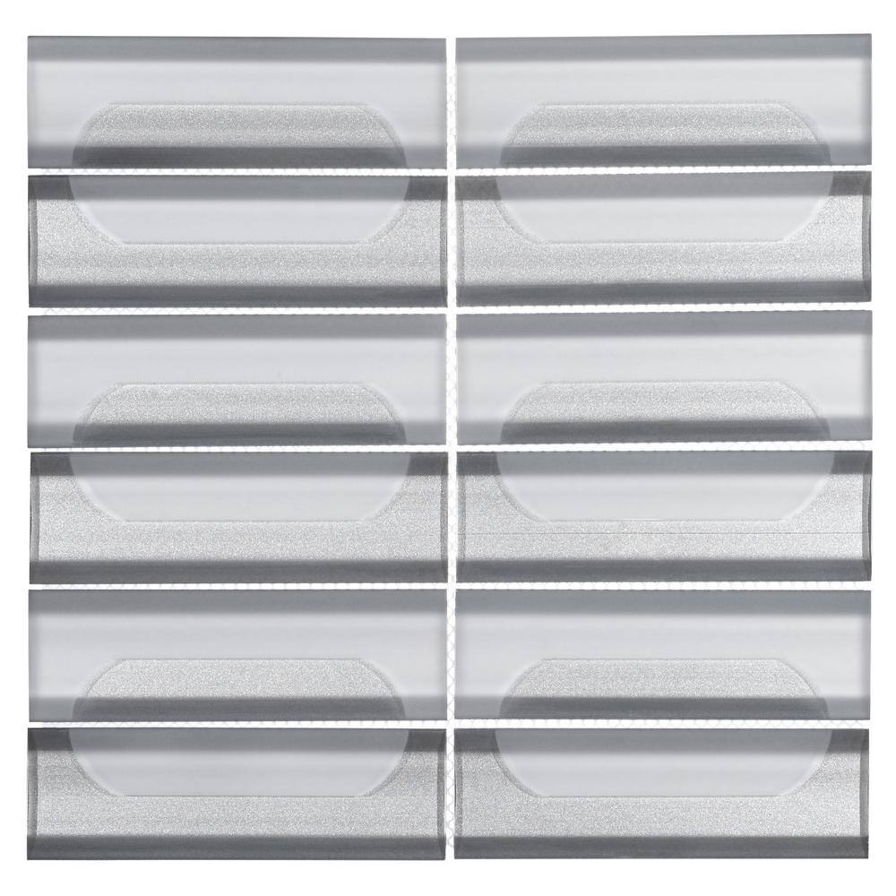 Neramos Glass Rectangular, Luma 2x2 in. Mosaic Wall Tile (4.77 sq. ft/case)