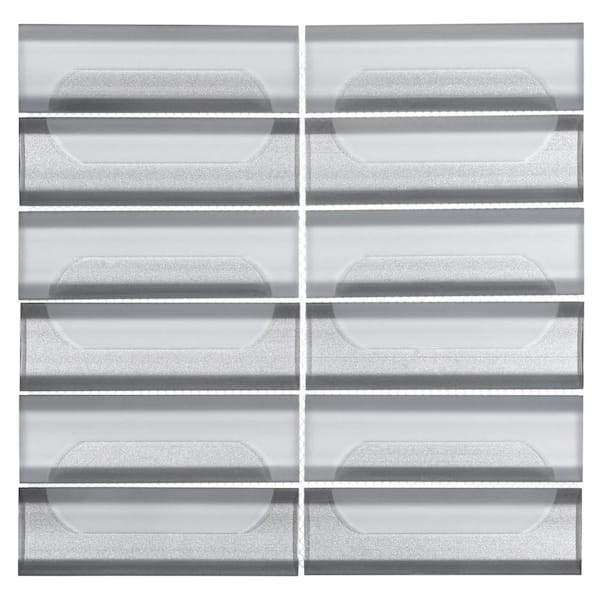 ANDOVA Neramos Glass Rectangular, Luma 2x2 in. Mosaic Wall Tile (4.77 sq. ft/case)