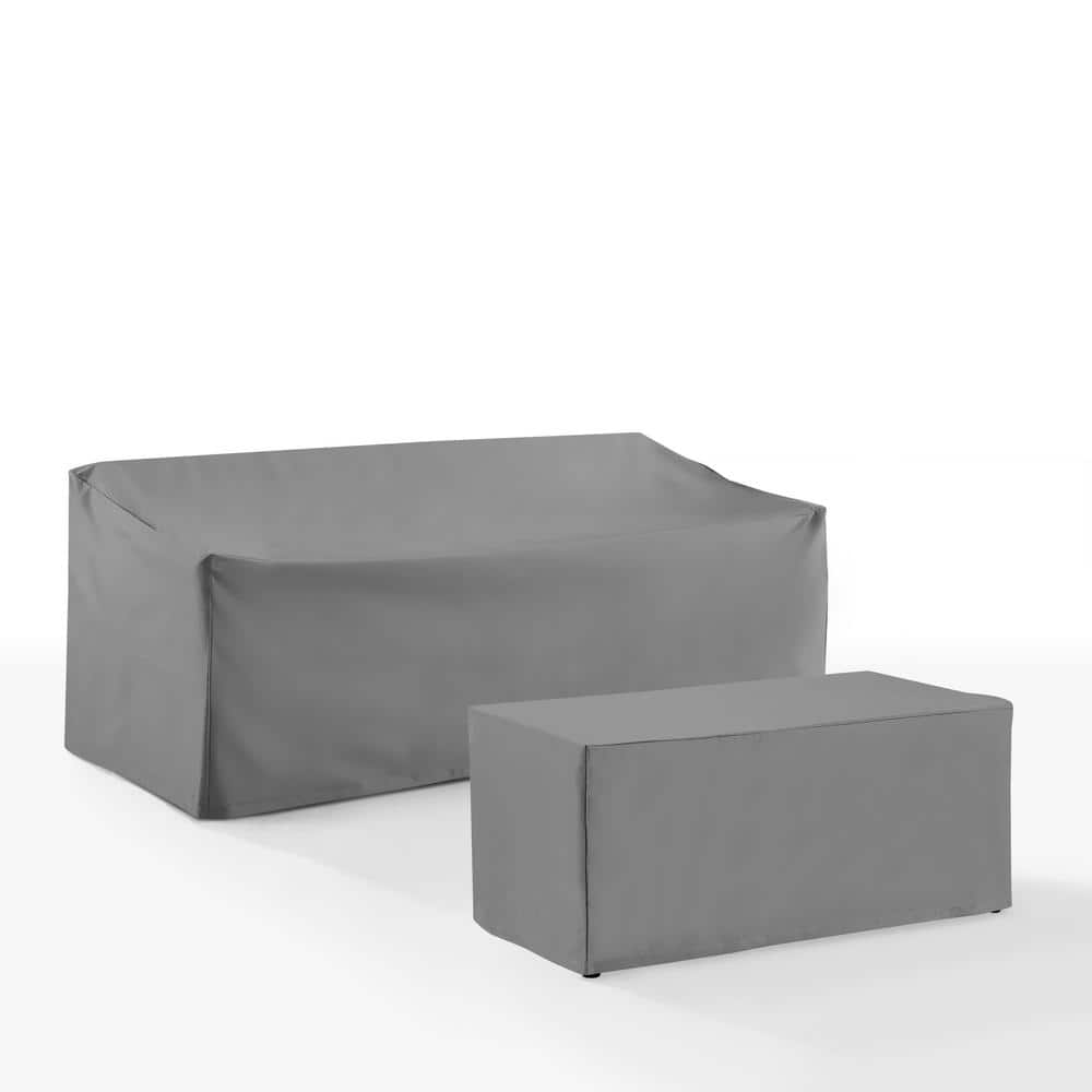 CROSLEY FURNITURE 2Pieces Gray Outdoor Furniture Cover Set MO75040GY The Home Depot